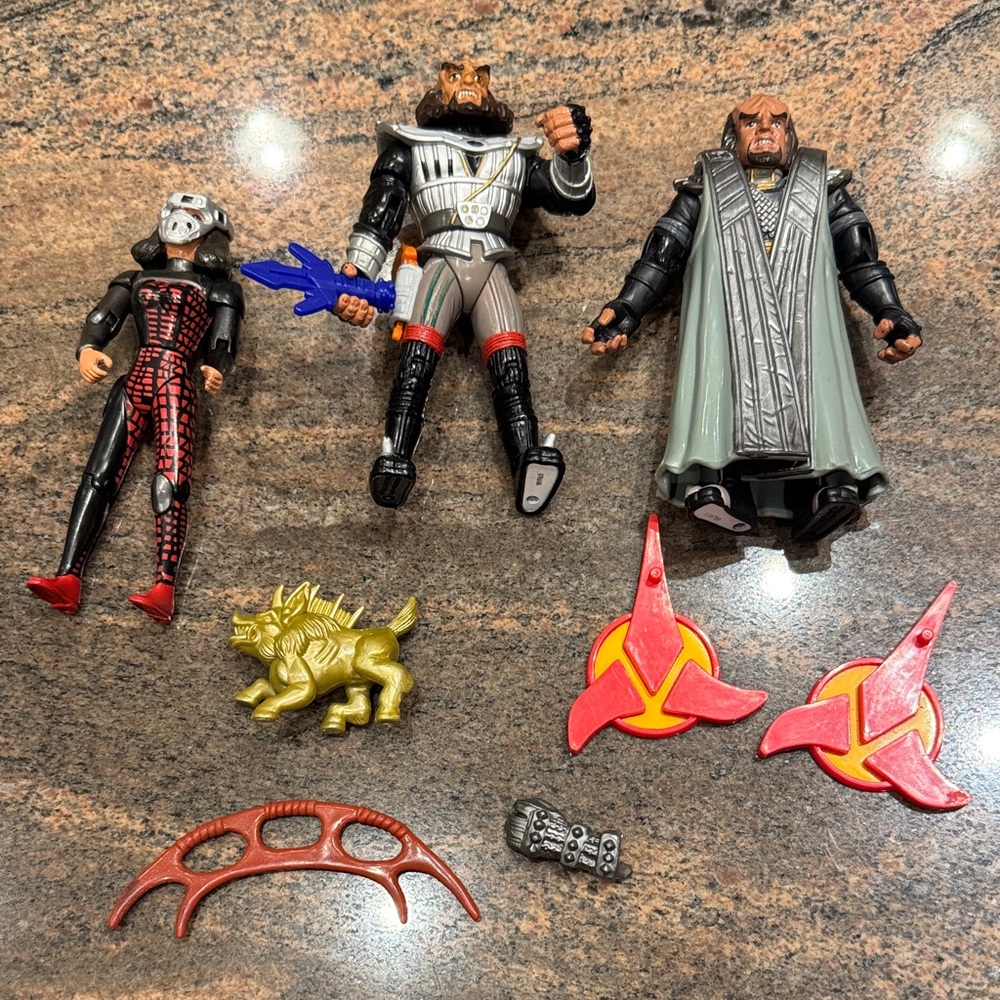 Star Trek Klingon Figurines set